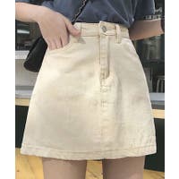 数量限定！在庫処分セール 売り切れ御免 デニムスカート ホワイト/白色系（レディース） - ファッション スカート