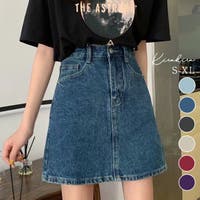 デニムスカート 台形 （レディース）のアイテム - ファッション