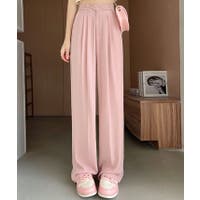 ワイドパンツ ピンク/桃色系（レディース）のアイテム