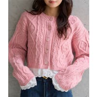 カーディガン ピンク/桃色系｜レディース｜Shoplist