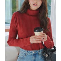 ニット・セーター レッド/赤色系（レディース） - ファッション通販