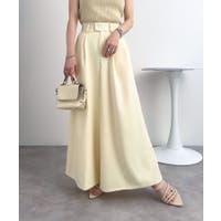 ガウチョパンツ ホワイト/白色系（レディース） - ファッション通販