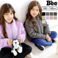 子供服Bee | アウター ボアジップブルゾン 子供服 キッズ 女の子 男の子 秋 冬 韓国子供服
