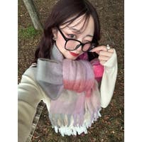 マフラー ピンク/桃色系（レディース）のアイテム