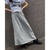 MADISON BLUE ロング・マキシ丈スカート グレー 0453525A0028 MADISONBLUE - MADISON BLUE(マディソンブルー) ロングスカート