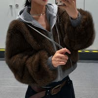 ファーコート ブラウン/茶色系｜レディース｜Shoplist
