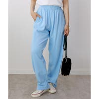 スウェットパンツ ブルー・ネイビー/青・紺色系（レディース）の  