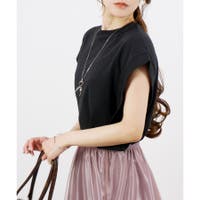 ノースリーブ ブラック/黒色系（レディース） - ファッション