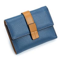 二つ折り財布 ブルー・ネイビー/青・紺色系（レディース）のアイテム