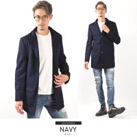 メンズチェスターコート ブルー系 ファッション通販shoplist ショップリスト