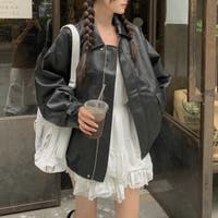 maison de LATIR（メゾンドラティール）のアウター(コート・ジャケットなど)/ライダースジャケット