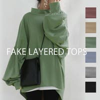 レディース重ね着風 ファッション通販shoplist ショップリスト