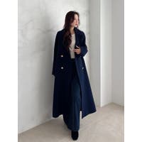 ロングコート ブルー・ネイビー/青・紺色系｜レディース｜Shoplist