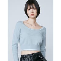 チャームスキッパーニット[品番：MKSW0059453]｜EMODA（エモダ