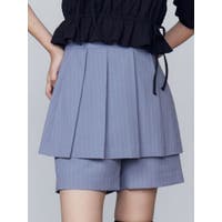 シェリエ　sheller Joliキュロットパンツ　グレーチェック シェリエ sheller Joliキュロットパンツ グレーチェック 行列の