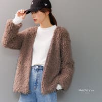 ファーコート ブラウン/茶色系（レディース） - ファッション