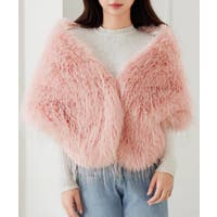 ファーコート ピンク/桃色系（レディース） - ファッション通販