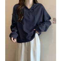 パーカー ブルー・ネイビー/青・紺色系（レディース）のおすすめ