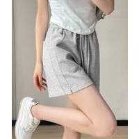 ショートパンツ グレー/灰色系（レディース） - ファッション