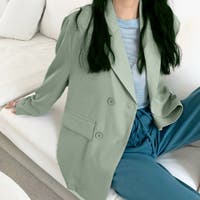 レディーステーラードジャケット グリーン カーキ 緑色系 ファッション通販shoplist ショップリスト