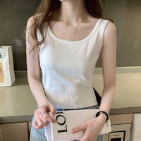 タンクトップ ホワイト 白色系 ファッション通販shoplist ショップリスト