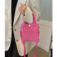 ショルダーバッグ ピンク/桃色系（レディース） - ファッション通販