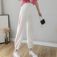 レディースジョガーパンツ ホワイト 白色系 ファッション通販shoplist ショップリスト