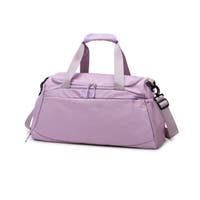 ナイロン製パープルボストンバッグ ボストンバッグ パープル/紫色系（レディース） - ファッション