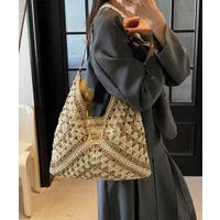 カゴバッグ ブラウン/茶色系（レディース） - ファッション通販