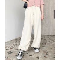 スウェットパンツ レディース スウェット パンツ 白 ホワイト ボトムス ズボン デューリリー Dewlily ワイドスウェットパンツ レディース 10代