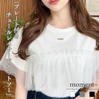 moment+（モーメントプラス）のトップス/Ｔシャツ