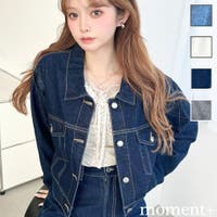moment+（モーメントプラス）のアウター(コート・ジャケットなど)/デニムジャケット