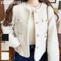 moment+（モーメントプラス）のアウター(コート・ジャケットなど)/ノーカラージャケット