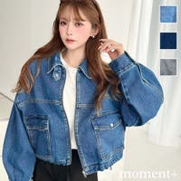 moment+（モーメントプラス）のアウター(コート・ジャケットなど)/デニムジャケット