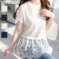 moment+（モーメントプラス）のトップス/Ｔシャツ