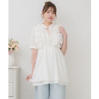 tシャツ 裾レース使いチュニック レディース セール】裾レース使いチュニック（Tシャツ/カットソー）｜RANAN