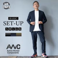 セットアップ メンズ スーツ テーラード オフィス カジュアル ビジネススーツ 洗える...