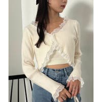 NICE CLAUP / OLIVE des OLIVE OUTLET(ナイスクラップ オリーブデオリーブ アウトレット)のトップス/カーディガン