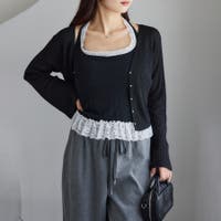 キャミソール ブラック/黒色系（レディース） - ファッション通販