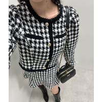 NICE CLAUP / OLIVE des OLIVE　OUTLET（ナイスクラップ　オリーブデオリーブ　アウトレット）のアウター(コート・ジャケットなど)/ノーカラージャケット