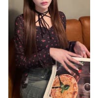 NICE CLAUP / OLIVE des OLIVE　OUTLET（ナイスクラップ　オリーブデオリーブ　アウトレット）のトップス/カットソー