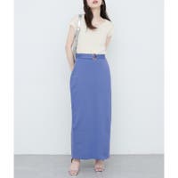 ロングスカート・マキシスカート ブルー・ネイビー/青・紺色系