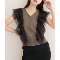 NICE CLAUP / OLIVE des OLIVE　OUTLET（ナイスクラップ　オリーブデオリーブ　アウトレット）のトップス/ベスト・ジレ