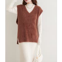 NICE CLAUP / OLIVE des OLIVE　OUTLET（ナイスクラップ　オリーブデオリーブ　アウトレット）のトップス/ベスト・ジレ