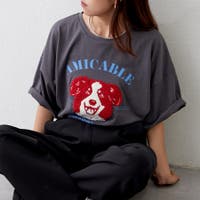 RMAF　NICE CLAUP / OLIVE des OLIVE（リマインドミーアンドフォーエバー　ナイスクラップ　オリーブデオリーブ）のトップス/Ｔシャツ