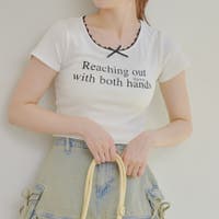 NICE CLAUP / OLIVE des OLIVE　OUTLET（ナイスクラップ　オリーブデオリーブ　アウトレット）のトップス/Ｔシャツ