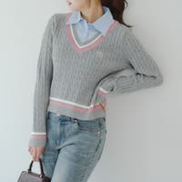 NICE CLAUP / OLIVE des OLIVE　OUTLET（ナイスクラップ　オリーブデオリーブ　アウトレット）のトップス/ニット・セーター