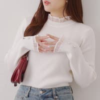 NICE CLAUP / OLIVE des OLIVE　OUTLET（ナイスクラップ　オリーブデオリーブ　アウトレット）のトップス/ニット・セーター