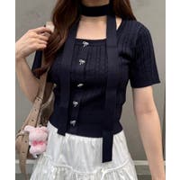 NICE CLAUP / OLIVE des OLIVE　OUTLET（ナイスクラップ　オリーブデオリーブ　アウトレット）のトップス/カットソー