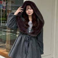 RMAF　NICE CLAUP / OLIVE des OLIVE（リマインドミーアンドフォーエバー　ナイスクラップ　オリーブデオリーブ）のアウター(コート・ジャケットなど)/ハーフコート